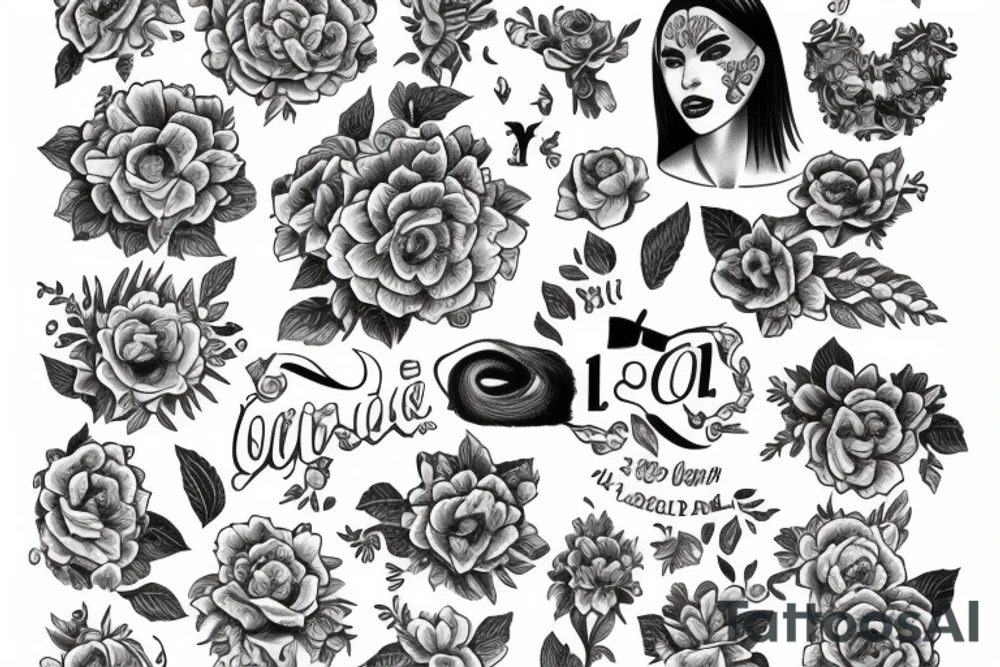 the name Lola and '6.7.15' tattoo idea