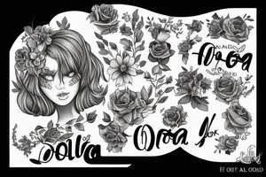 the name 'Lola' and '6.7.15' tattoo idea