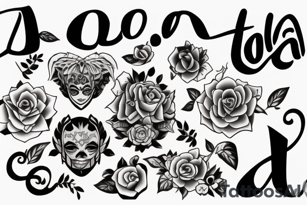 the name 'Lola' and '6.7.15' tattoo idea