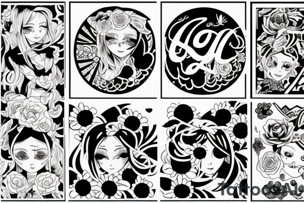 the name 'Lola' and '6.7.15' tattoo idea