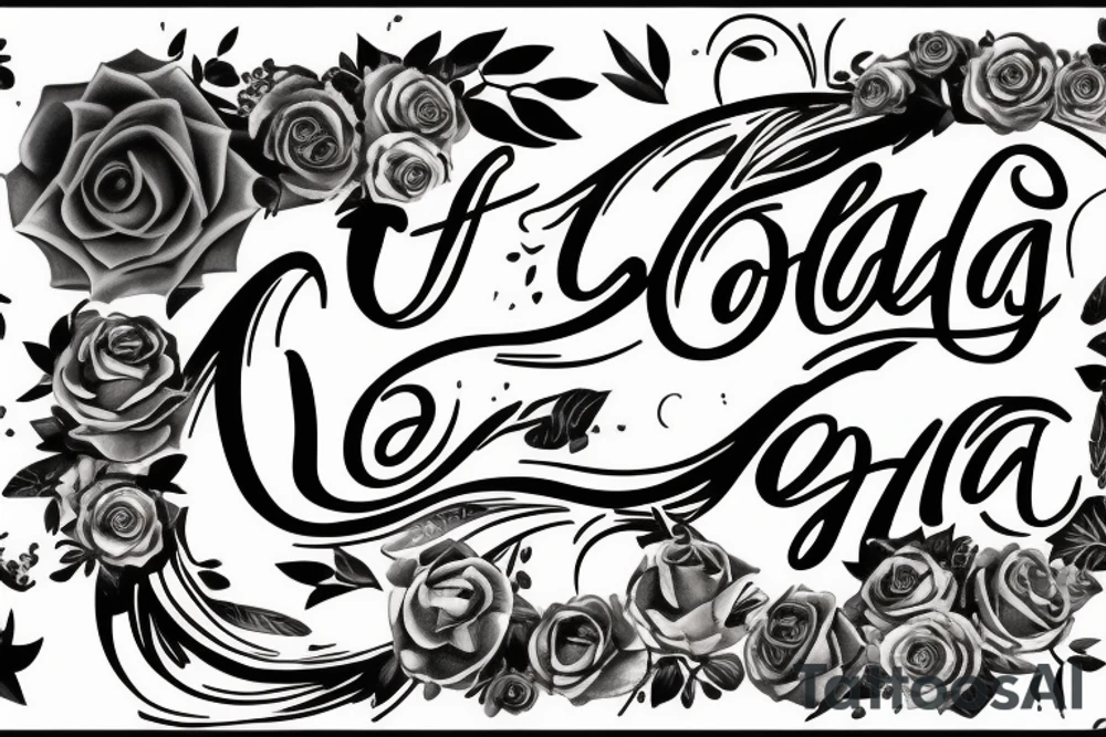 the name 'Lola' and '6.7.15' tattoo idea