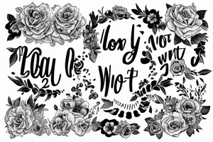 Lola 6.7.15
but i only want the words and numbers, no pictures tattoo idea