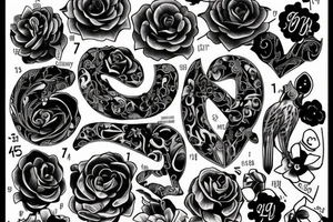 Lola 6.7.15
but i only want the words and numbers, no pictures tattoo idea