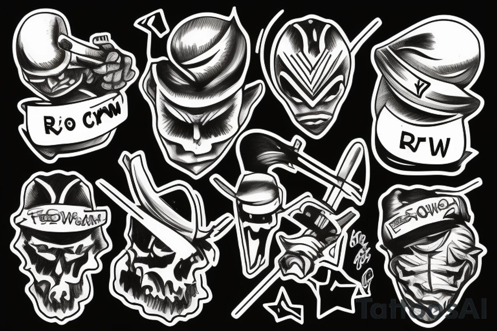 row crew tattoo idea