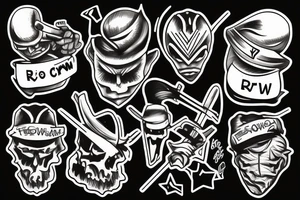 row crew tattoo idea