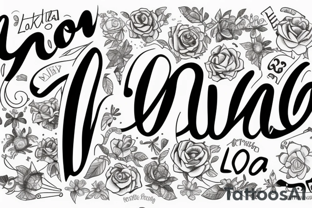 my little girls name Lola tattoo idea