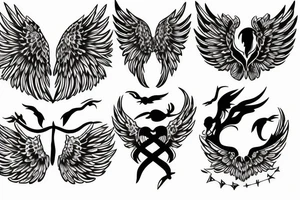 HART with wings tattoo idea