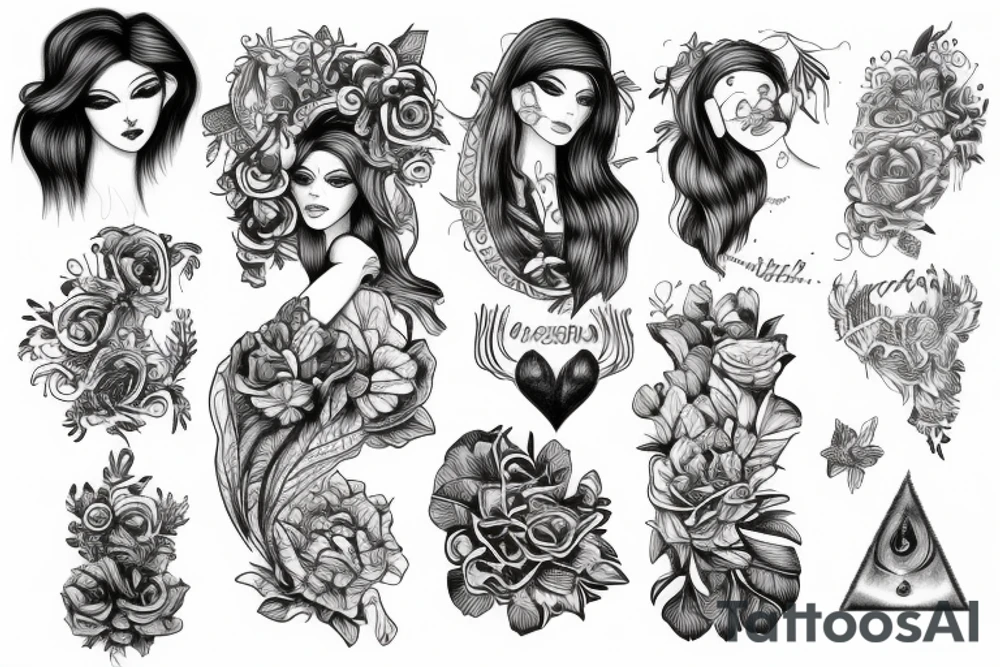 Dissociation tattoo idea