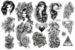 Dissociation tattoo idea