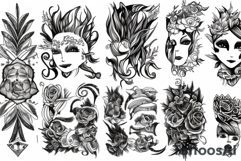 Dissociation tattoo idea