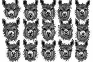 Llama tattoo idea