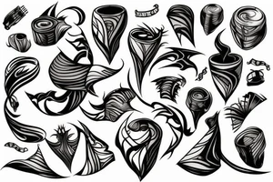a tornado tattoo idea