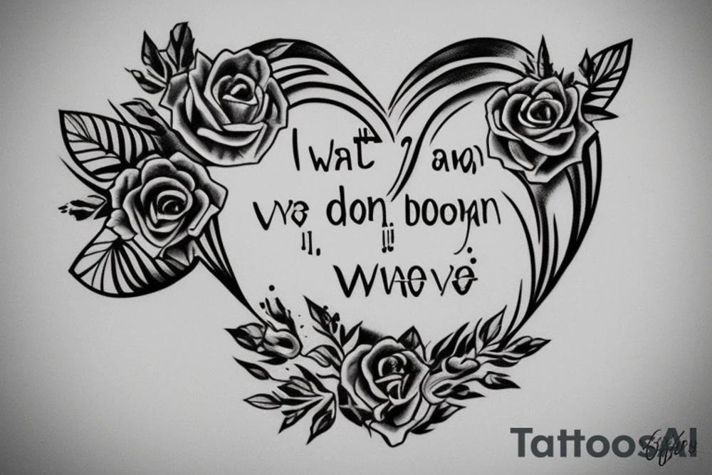 I want a tattoo matching for me and my wife something that will describe our live even there was a down in our relationship tattoo idea