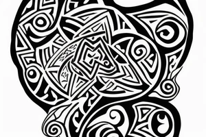 Tribal Totem with Mya and Nikko tattoo idea
