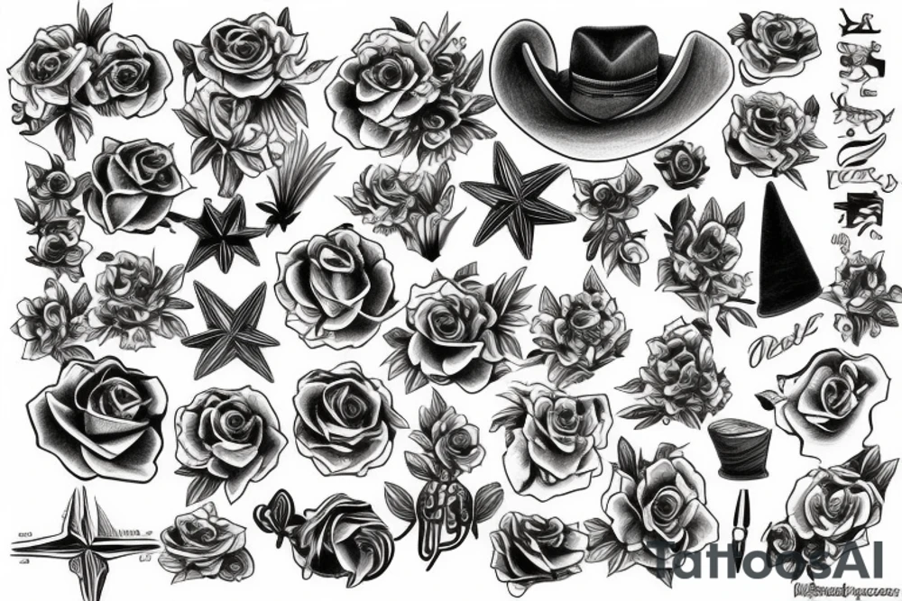 western tattoo idea