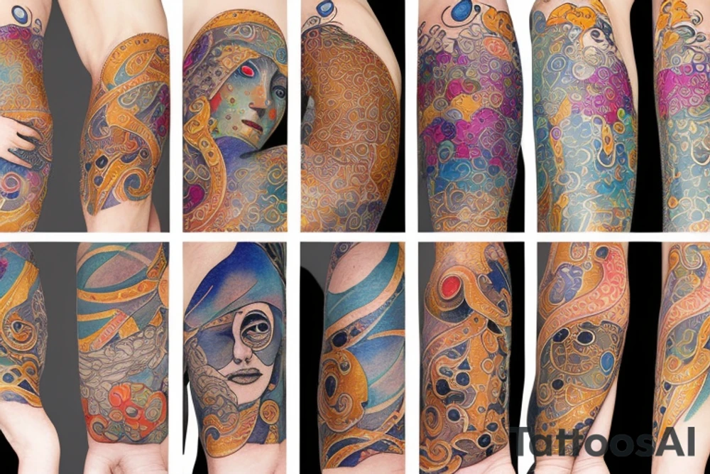 Leo with rising sun tattoo idea