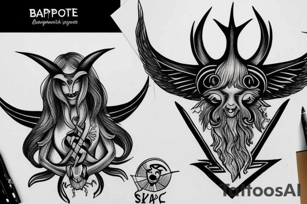 Baphomet tattoo idea