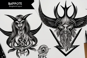 Baphomet tattoo idea