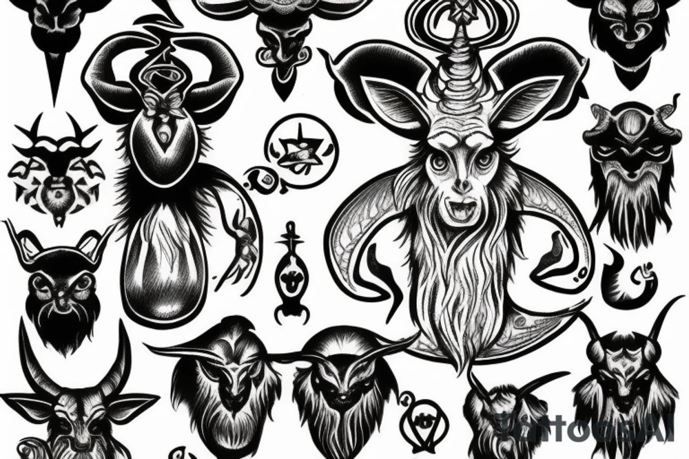 Baphomet tattoo idea