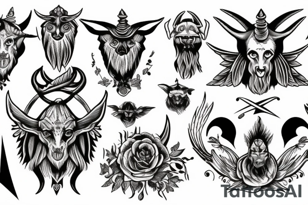 Baphomet 37 tattoo idea