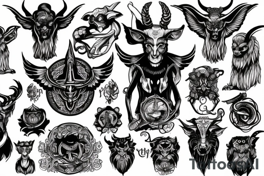 Baphomet 37 tattoo idea