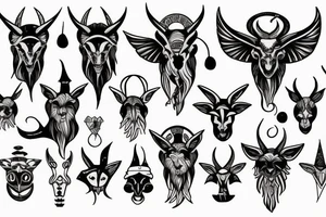 Baphomet 37 tattoo idea