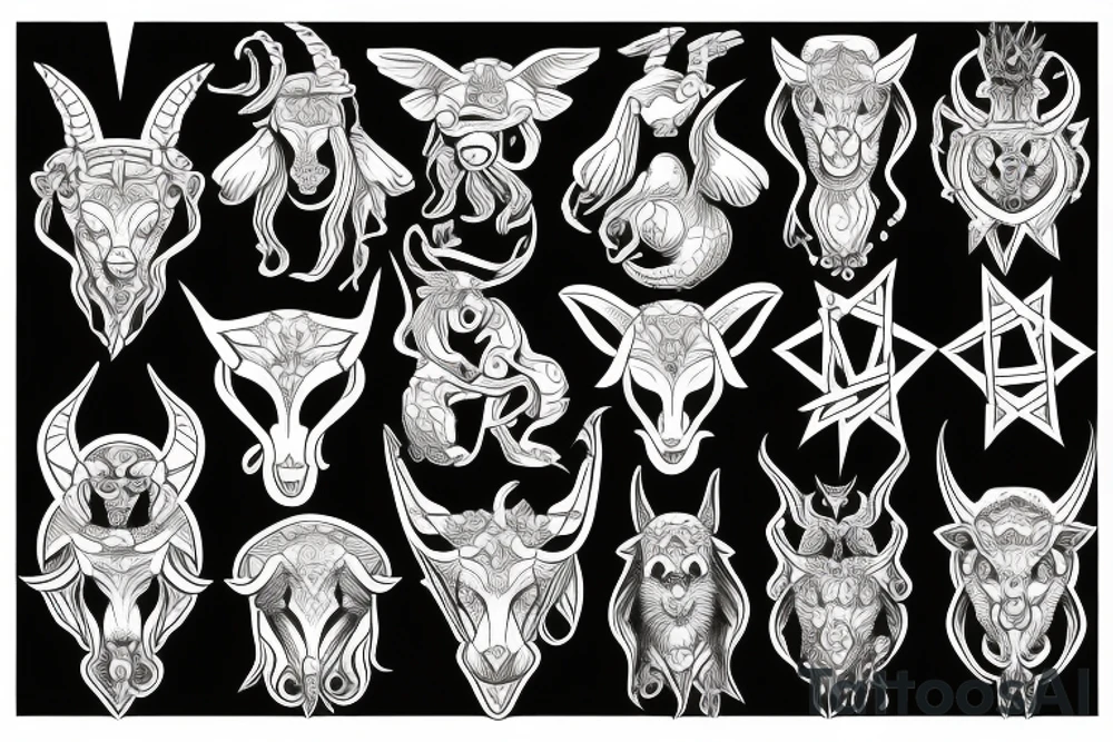 Baphomet 37 tattoo idea