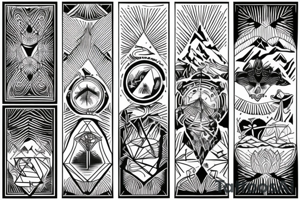 Nature, outdoor, hike, active tattoo idea