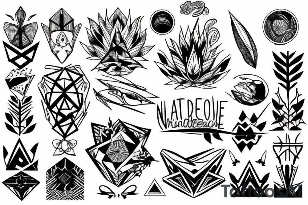 Nature, outdoor, hike, active tattoo idea