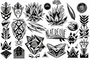 Nature, outdoor, hike, active tattoo idea