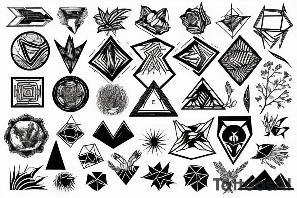 Nature, outdoor, hike, active tattoo idea