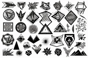 Nature, outdoor, hike, active tattoo idea