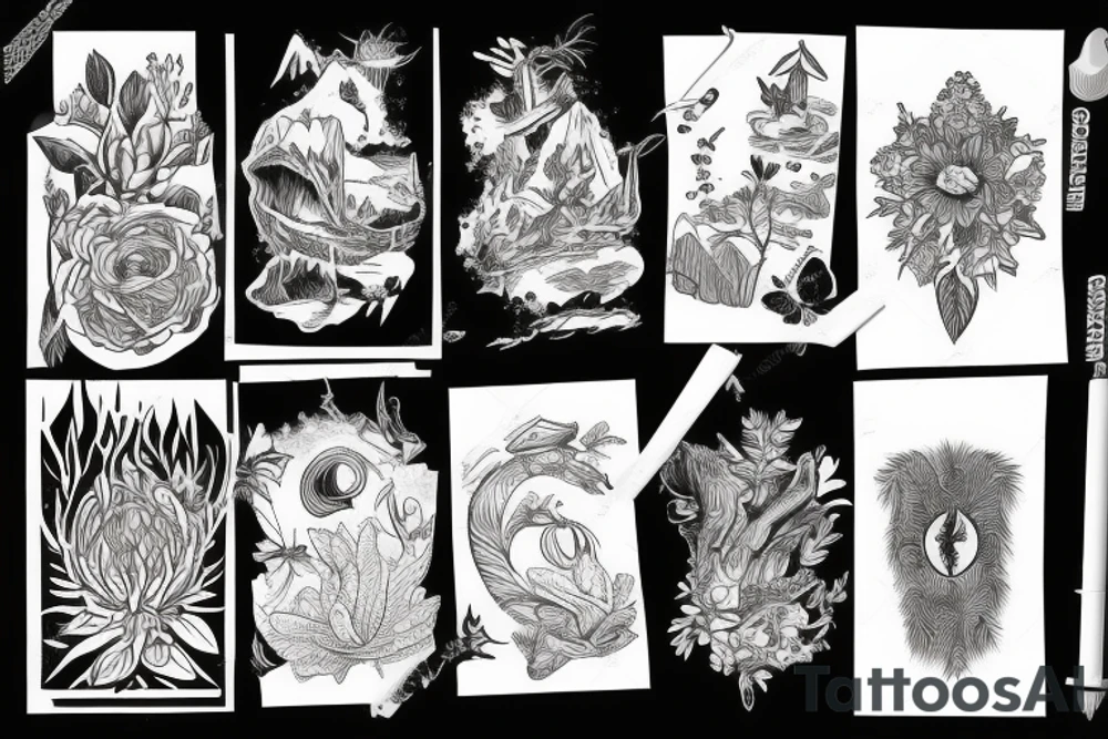 Outdoor traveling nature enthusiast tattoo idea