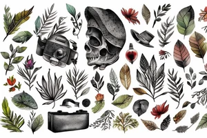 Outdoor traveling nature enthusiast tattoo idea