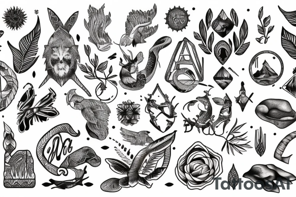 Outdoor traveling nature enthusiast tattoo idea