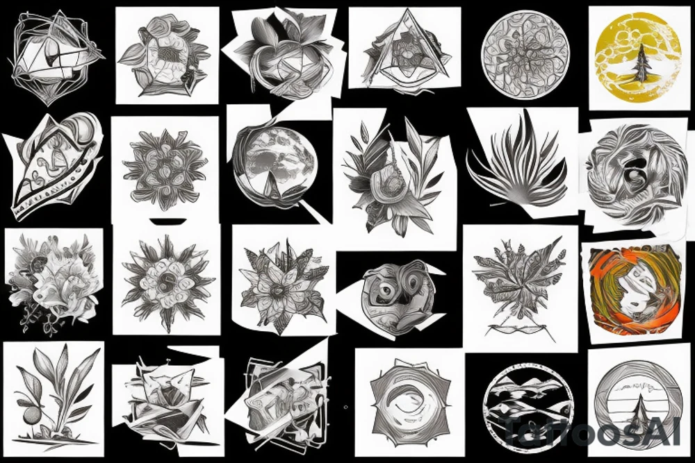 Outdoor traveling nature enthusiast tattoo idea