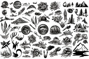 Outdoor traveling nature enthusiast tattoo idea