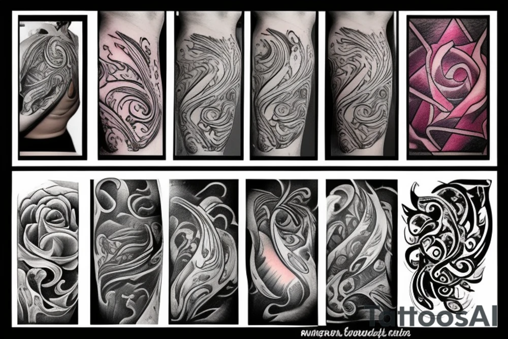 Waterfall tattoo idea