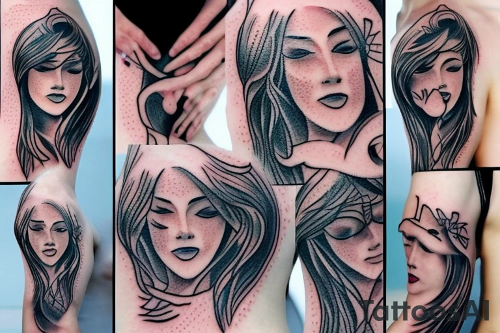 Waterfall tattoo idea