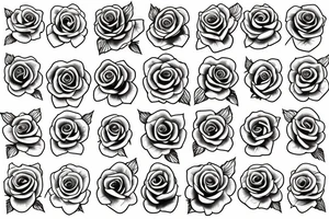 single long stem rose tattoo idea