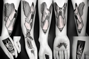 animal claws tattoo idea