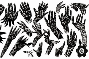 animal claws tattoo idea