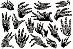 animal claws tattoo idea