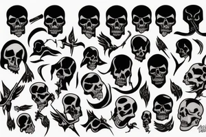 grim reaper tattoo idea