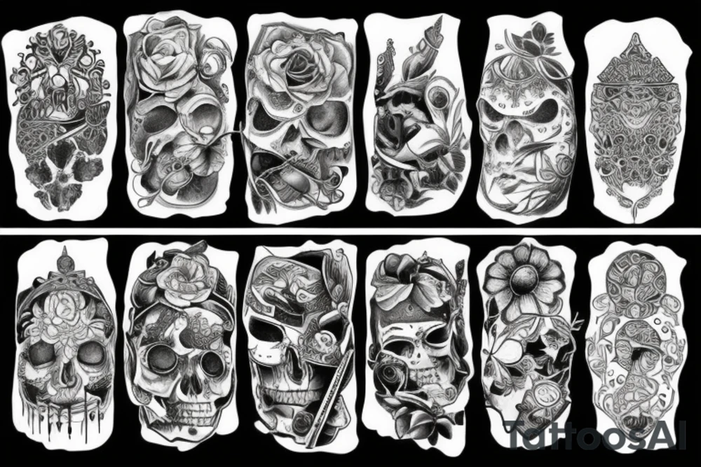 eploding AI tattoo idea