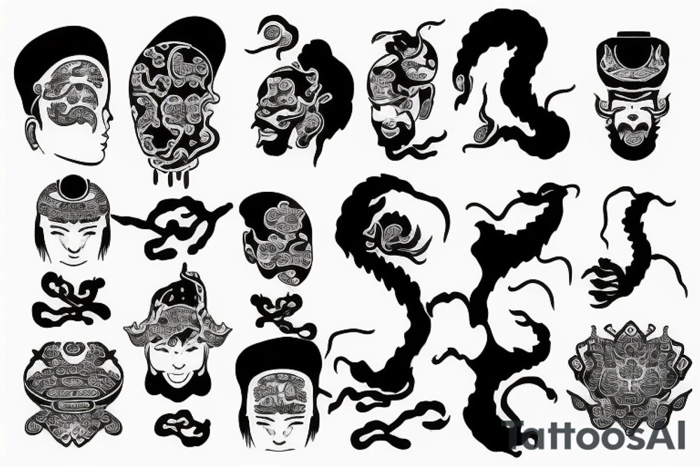 Abolishing Chinese ran AI tattoo idea