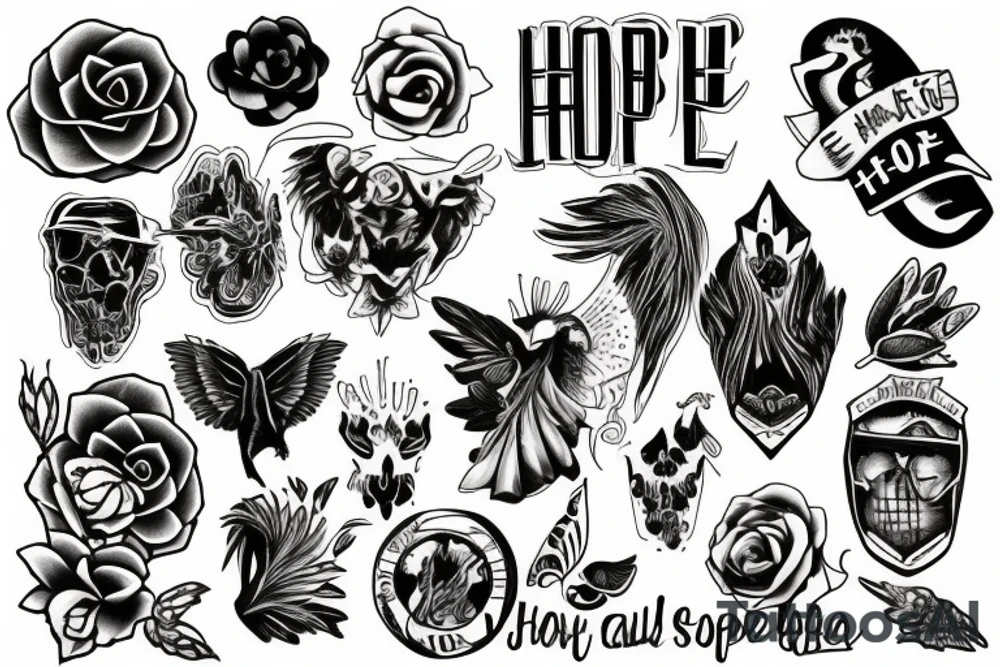 There always hope tattoo idea