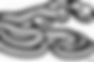 A four eyed snake eating its tail tattoo idea
