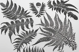 A fern tattoo idea