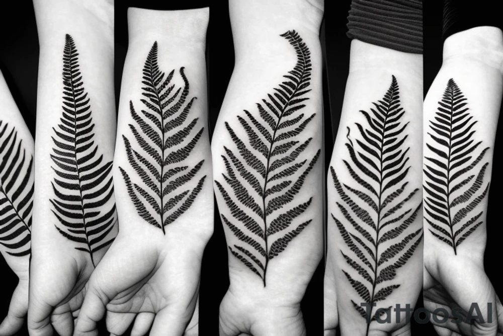 A fern tattoo idea